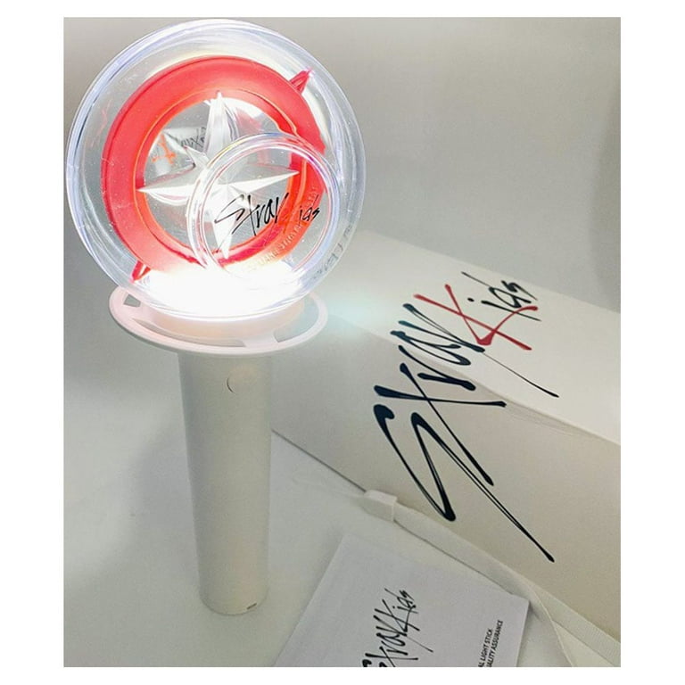 Cyan Oak Stray Kids - Official Same Style Glow Stick Fan Light with Tracking Number, Sealed, Kpop 2023, White