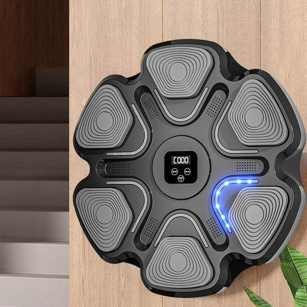 Máquina de boxeo electrónica, dispositivo de entrenamiento de boxeo, modo de velocidad, entrenador de boxeo ajustable montado en la pared para ejercic Sin guantes