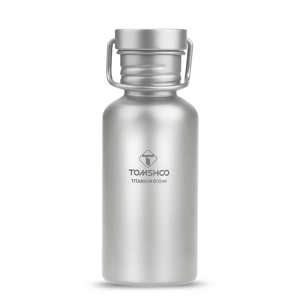 TOMSHOO Outdoor Full Titanium Water Bottle Camping Flask Sport Hiking Tea Kettle 