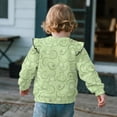 thumbnail image 4 of Yuyamidu Frog Sweatshirt Toddler Girl 1T 2T Green Long Sleeve Ruffle Shoulder Crewneck Sweatshirts Pullover Tops for Outdoor School Lightweight Soft Everyday Clothes for Fall, 4 of 8