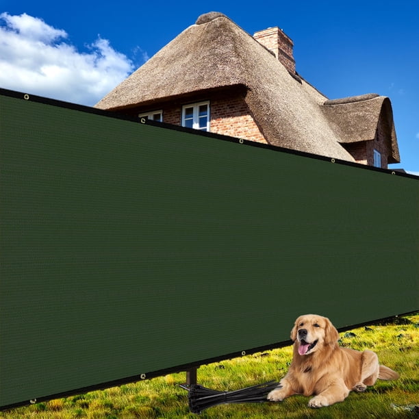 Pantalla de privacidad para vallas Shade&Beyond, 1,2 m x 15 m, 170 g/m², verde
