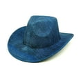 thumbnail image 3 of Clearance! Hassda Women's Big Brim Cowboy Hat Western Bowler Hat Clearance Sale, 3 of 3