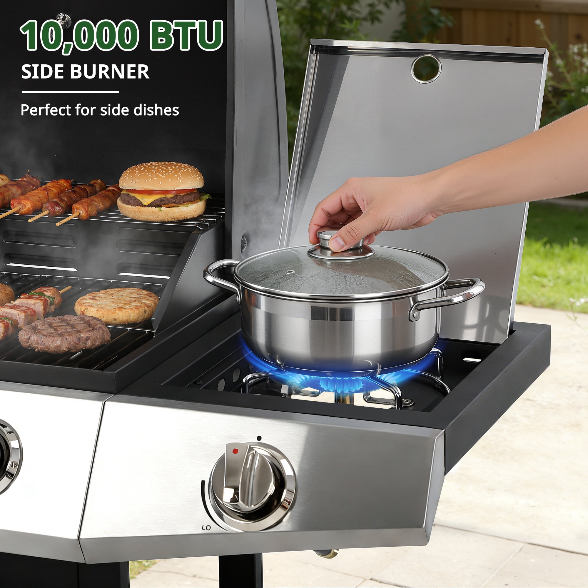 4000BTU Propane Gas Grill - Thumbnail 2