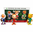 thumbnail image 1 of Set de 3 Figuras Mascotas Futbol Soccer 2026 Clutch Meple Zayu Coleccionables, 1 of 2
