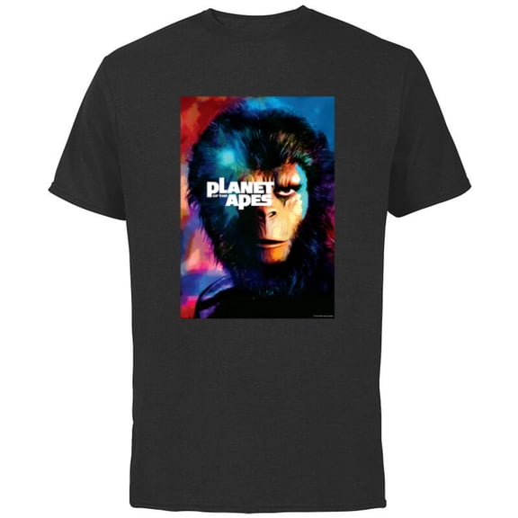 Planet of the Apes 1968 Cornelius Original Movie Poster Art - Short Sleeve Cotton T-Shirt for Adults - Customized-Black