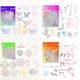 thumbnail image 2 of Flower Gold foil Holographic Stickers Set(180 pieces with 4 Themes)-Resin Transparent Waterproof Stickers,Butterfly,Vintage Daily Planner Stickers for, 2 of 4