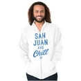 thumbnail image 5 of San Juan Puerto Rico Chill Vintage Zip Up Hoodie Men's Women's Brisco Brands X, 5 of 5