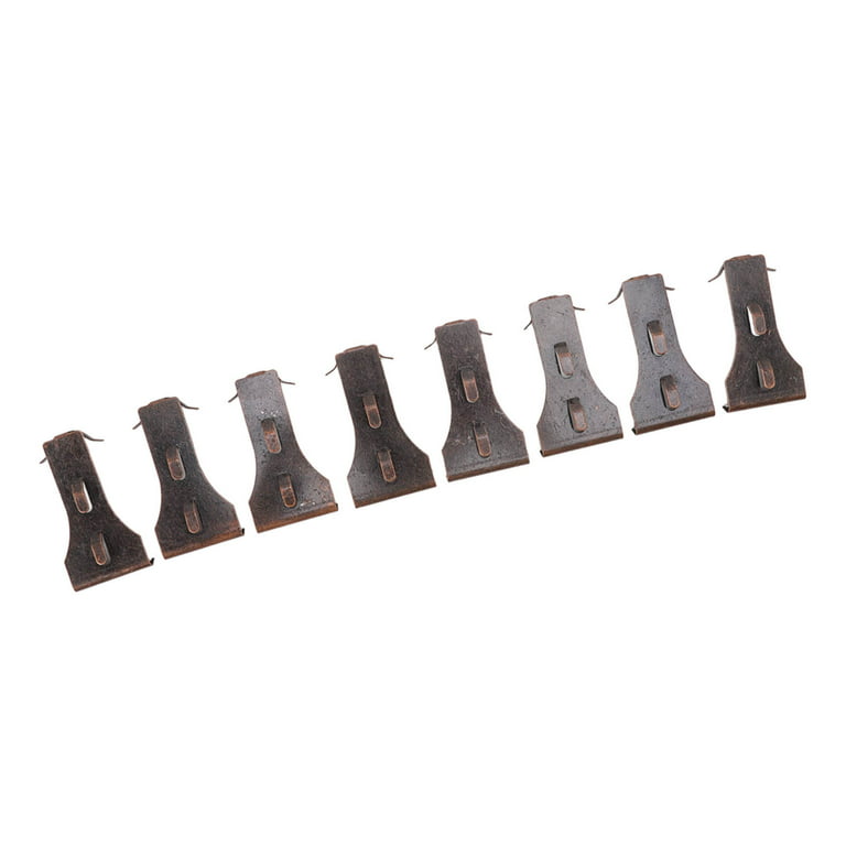 8Pcs Brick Hook Clips Steel Brick Hanger Fits Standard Size Bricks 2-1/8  Inch to 2-1/3 Inch in Height Heavy Duty Brick Wall Clips Siding Hooks for  Hanging No Drill and Nails 