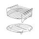 thumbnail image 1 of Air Fryer Rack XL Accesorios para freidora de aire, juego de 2, estante de doble capa con brocheta, soporte de metal apilable, 1 of 5