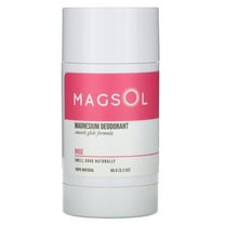 Magsol Magnesium Deodorant, Rose,  3.2 oz (95 g)