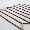 thumbnail image 4 of Ekena Millwork 15 3/8"W x 15 3/8"H x 1/4"T Medium Conroe Decorative Fretwork Wood Wall Panels, Red Oak, 4 of 13