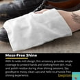 thumbnail image 5 of 100 PACK Shoe Shine Cloths, Shoe Mitt with Natural Ribbon Tie, Individually ROLLED and tied with a NATURAL RIBBON For Hotel Motel Guest Room Professional Cleaning Leather Shoes Boots Care Cloths, 5 of 7
