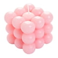 thumbnail image 1 of Vela de burbuja rosa - Vela de cubo de burbuja aromática, velas de forma única para el hogar - Cubos de vela de soja hechos a mano - Velas estéticas, velas decorativas para decoración del hogar, ShuxiuWang 8390605845802, 1 of 1