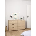 thumbnail image 4 of Tvilum Sofia 6 Drawer Double Dresser for Adults, Jackson Hickory, 4 of 16