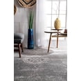 thumbnail image 3 of nuLOOM Tanja Overdyed Medallion Rug, 2`6" X 8`, Grey, 3 of 4