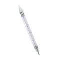 thumbnail image 4 of 1 Pce Stylo à Pointer en Strass Double Tête Outil de Pointillage Double Extrémité Perles Ramasseur Cire Crayon Poignée Outil de Manucure Violet, 4 of 8
