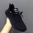 thumbnail image 4 of Zapatillas deportivas para hombre, zapatillas para correr, antideslizantes, huecas, de malla transpirable, informales, para correr, de moda coreana, para estudiantes, deportivas para hombre, 4 of 6