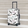 thumbnail image 3 of Wukai Dachshund Dog Puppy Elastic Luggage Cover: Personalized Protection for Your Suitcase - Fits 19~29-inch, Washable & Durable Travel Companion-Small, 3 of 8