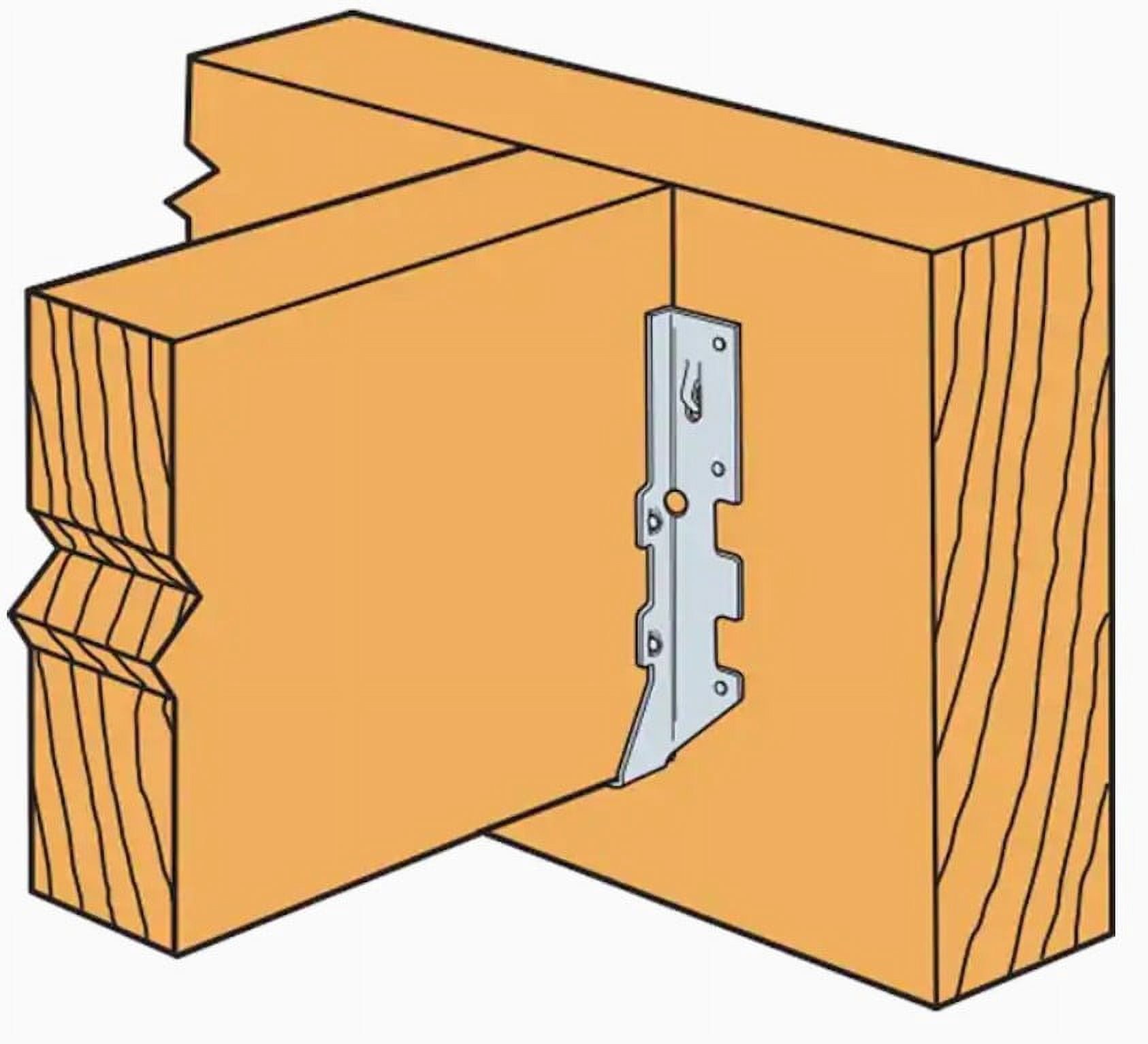 Simpson Strong-Tie LUS28 Light Face-Mount Joist Hanger - Wood Construction Connectors, 18 Gauge Galvanized Steel Brackets, Hurricane Rafter Ties, 2x8, 50 Per Pack