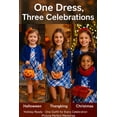 thumbnail image 2 of Conjunto de Vestido y Cárdigan para Niñas PATPAT Azul a Cuadros 10-11 Años, 2 of 9