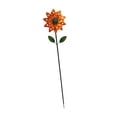 thumbnail image 5 of colaxi Metal Wind Garden Stake Lawn Decoration Rotatable Sturdy Versatile for Yard Art Decor Windmill Height 116cm Orange, 5 of 9