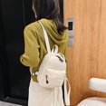 thumbnail image 3 of Fashion Women Pure Color Rucksack Female Preppy Style Casual Mini Nylon Knapsack, 3 of 9
