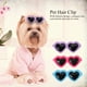 thumbnail image 4 of Clips De Pelo De Perro, 3 Piezas De Pinzas De Pelo De Cachorro Corazón Gafas De Sol Para Mascotas Pinzas De Pelo De Perro Accesorios De Pelo De Perro, 4 of 7