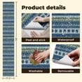 thumbnail image 4 of Peel and Stick Wallpaper Contact Paper Winter Sweater Fairisle Knitting Self Adhesive and Removable 17.7in x 118in, 4 of 8