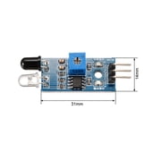 تجنب العوائق وحدة استشعار الأشعة تحت الحمراء ل Arduino UNO Smart Car Robot