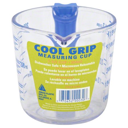 UPC 070652000307 product image for Arrow Plastic 030 Cool Grip 1. 5 Cup Measuring Cup - | upcitemdb.com