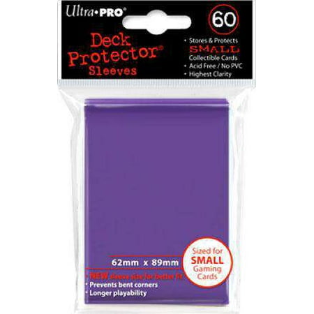 Ultra Pro Card Supplies Deck Protector Purple Small Card Sleeves (60 ct)