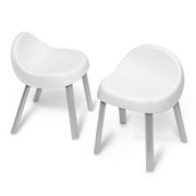 Skip Hop Explore & More Kids Chair Set, Comfortable Design with Metal Legs, White