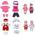 thumbnail image 7 of JJBNSH Baby Doll Clothes for Toddlers 1-3 Soft Cute Doll Girl Clothes 30cm/12in Doll Clothes Simulation Doll Clothes Toy Gift Puzzle Play House, 7 of 7