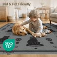 thumbnail image 4 of ODIKA 6'x9' Washable Area Rug Non-Slip, Easy Care, Minimalist Skull Vintage Phase Gothic Arch Mystical Motifs Goth Flowing Dynamic for Family Room, Living Room, Master Bedroom, 4 of 7