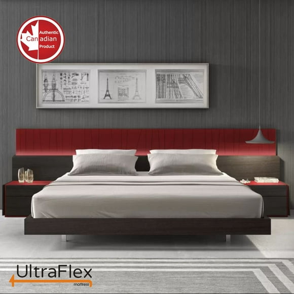 UltraFlex IMPERIAL- Hybrid Orthopedic Heavy Duty Pocket HDCoil Spring, Pressure Relieving for Multi Posture Support, CertiPUR-US® Certified Foam Encased, Eco-friendly Mattress (Made in Canada)