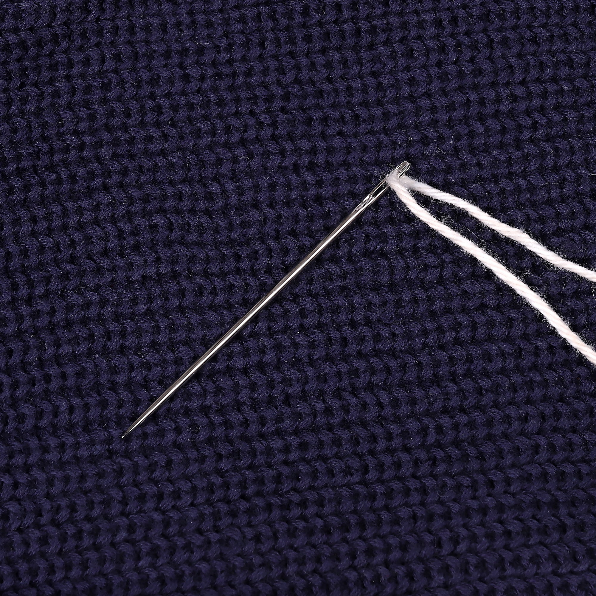Sewing Needles Sharp Point, Stitching Needles Hand Sewing Needles Darning  Needles Yarn Knitting Needlese Including 1pcs Large Eye Sewing Needle (size