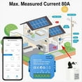thumbnail image 4 of Tuya Smart ZigBee Medidor de EnergíA Bidireccional con Pinza para Transformador de Corriente App Monitor Potencia 80A(1CT), 4 of 5