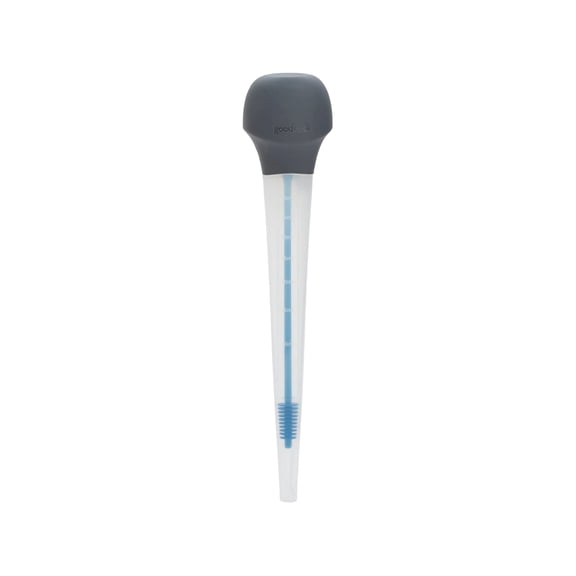 GoodCook Pro Baster with Silicone Cleaning Brush Oval Shaped Basting Tip