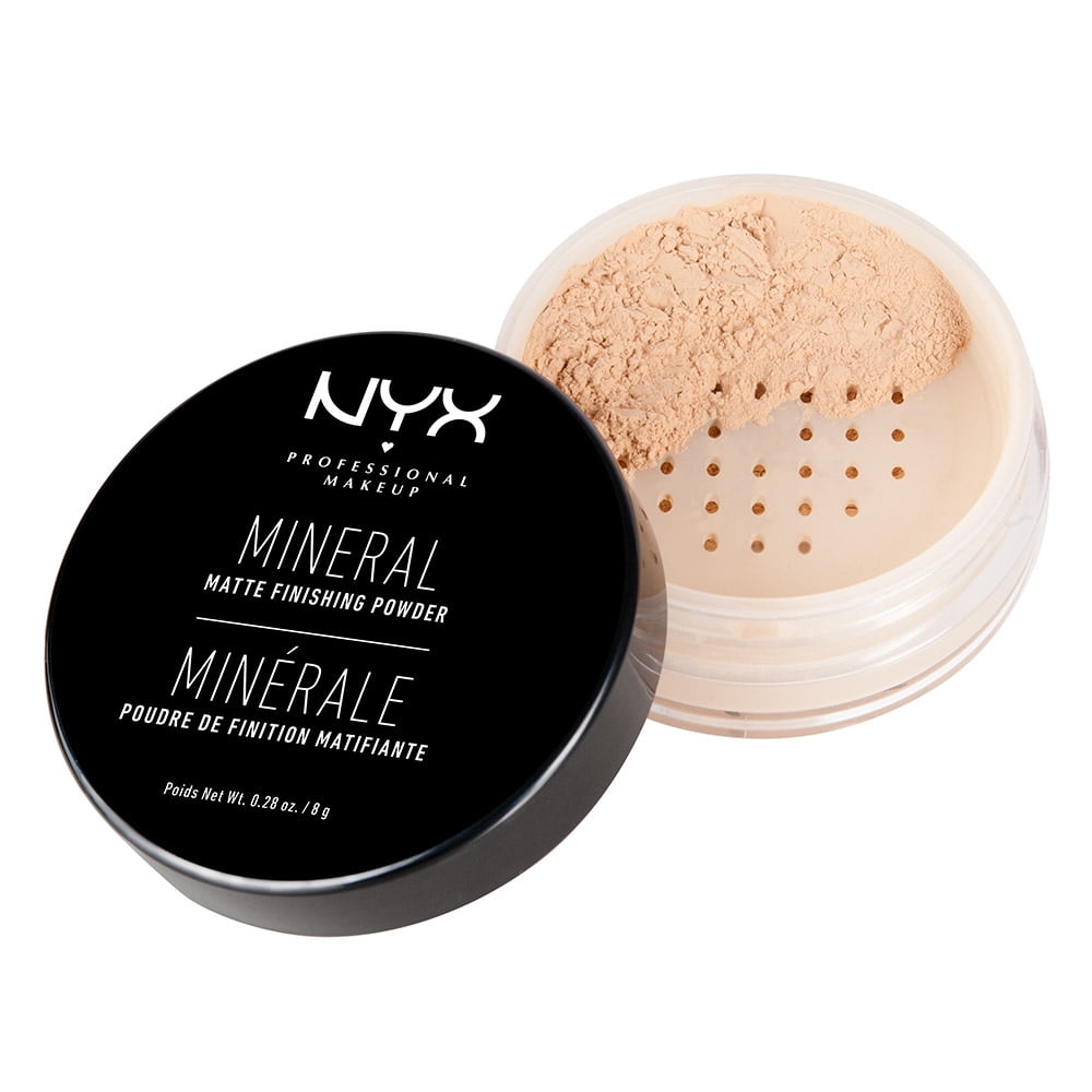 NYX Professional Makeup Mineral Matte Finishing Powder, Loose Powder,  Medium/Dark 