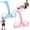 Pink + Blue, variant on Multifunction Elastic Yoga Resistance Band with Handle,Pedal Resistance Band for Foot Pedal Pull,Back Stretch,Tube Exercise Bands with Handles Foot Pedals for Full Body Workout