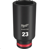 Milwaukee Tool SHOCKWAVE Impact Duty  3/8"Drive 23MM Deep 6 Point Socket