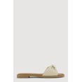 thumbnail image 2 of Women's Bow Band Metallic Detail Slide Sandals, 2 of 3