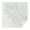 White-2, variant on Floral 42" Square Waterproof Tablecloth, Floral Print Polyester Table Cover