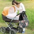 thumbnail image 6 of Fuzoiu Vintage Floral Print Diaper Bag Backpack,Baby Essentials Travel Tote,Multi function Waterproof Diaper Bag, Travel Essentials Baby Bag - Unisex, 6 of 6