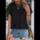 thumbnail image 4 of Tops de Corta para Mujer, Negros, Talla XXL, 4 of 8