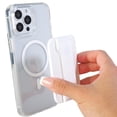 thumbnail image 2 of Funda de silicona blanca compatible con MagSafe para teléfono LOVEHANDLE PRO, 2 of 9