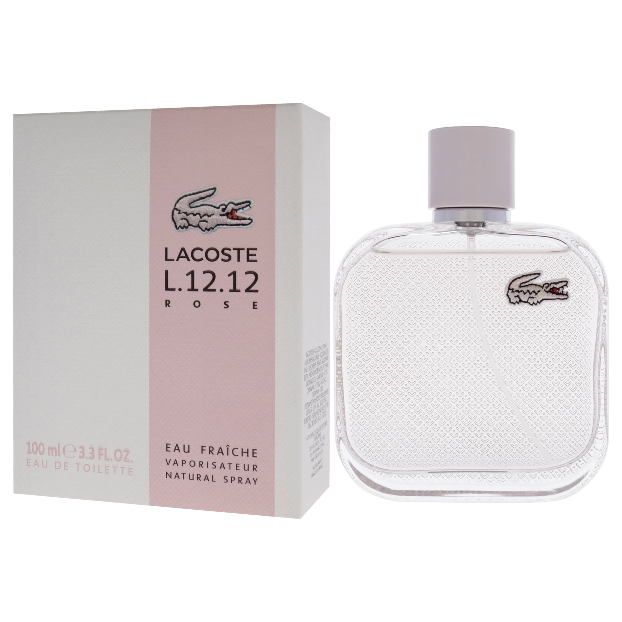 ⭐︎未開封⭐︎LACOSTE Eau de Lacoste L.12.12 Lacoste Lacoste Eau De L.12.12 Rose Eau Fraiche , 3.3 oz EDT