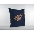 thumbnail image 5 of Painted Peacock Indoor/Outdoor Fabric Pillow with Zip in Blue on Magenta16x16, 5 of 5