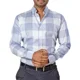 thumbnail image 2 of Camisa Hombre Casual Cuadros Gris Azulados Tiendas Platino, 2 of 5