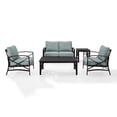 thumbnail image 3 of Outdoor Conversation Set Metal 5 Piece Patio Seating Set with Cushions, 3 of 8